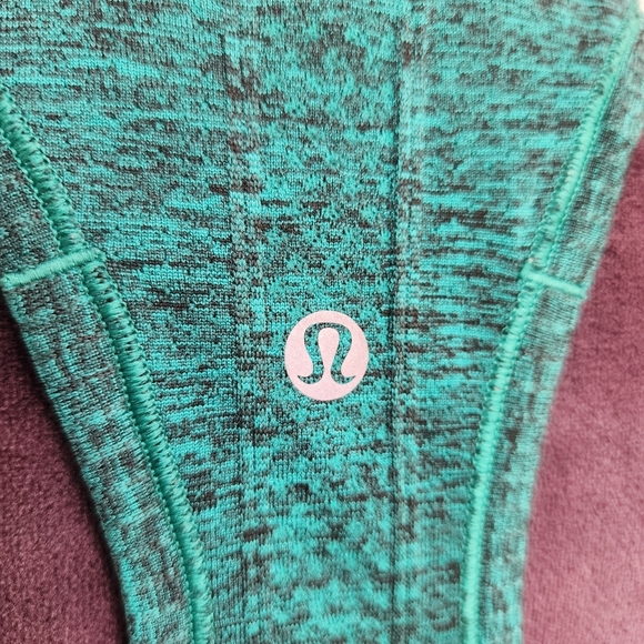 Lululemon Women's Size 8 Dark Green Heather Racerback Stretch - Picture 5 of 10